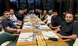 İki takımın yöneticileri akşam yemeğinde bir araya geldi