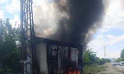 Van’da trafo yangını