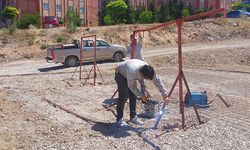 Van Edremit’te kurban kesim alanlarında hazırlıklar tamamlandı