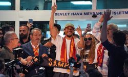 Leroy Sane, Galatasaray için İstanbul'a geldi