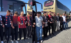 Vanspor taraftarları Kayseri’ye ulaştı