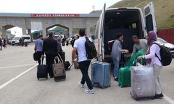 Van sınırında dönüş hareketliliği