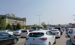 Van-Edremit yolunda trafik yoğunluğu