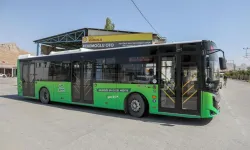 Van Büyükşehir Belediyesinin otobüsleri yeşile büründü
