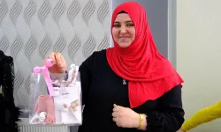 Van’da evinin bir odasını atölyeye çevirdi: El emeğiyle üretiyor internetten satıyor