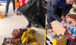 Edremit’te tarihi geçmiş ürünler imha edildi