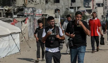 Gazze'de gazeteciler açlıkla mücadele ediyor