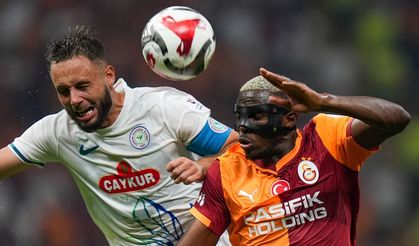 Galatasaray, Rizespor'u üç golle geçti