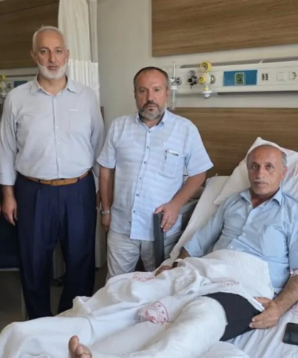 Su almaya gelen grup, imamı darbetti