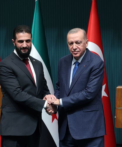 Cumhurbaşkanı Erdoğan, Suriye Cumhurbaşkanı Ahmed Şara ile görüştü