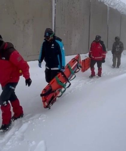 Van’da hipotermi şüphesi olan 2 göçmen kurtarıldı