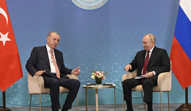 Cumhurbaşkanı Erdoğan, Putin ile görüştü