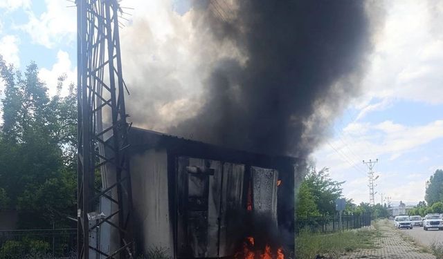Van’da trafo yangını