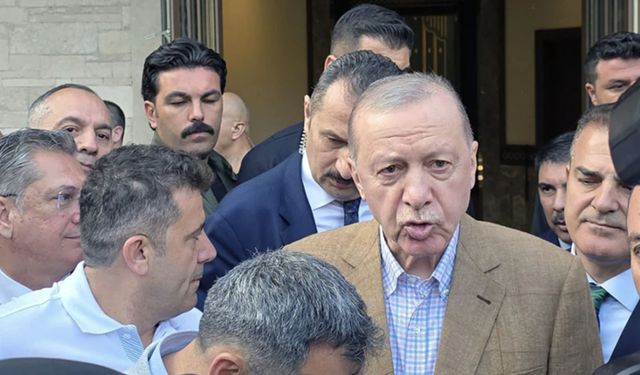 Cumhurbaşkanı Erdoğan bayram namazını Marmaris'te kıldı