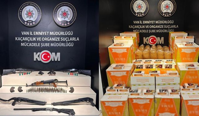 Van'da gümrük kaçakçılığı operasyonu