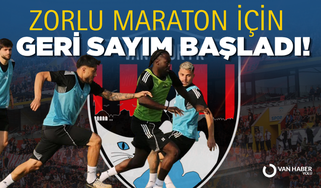 Zorlu maraton için geri sayım başladı!