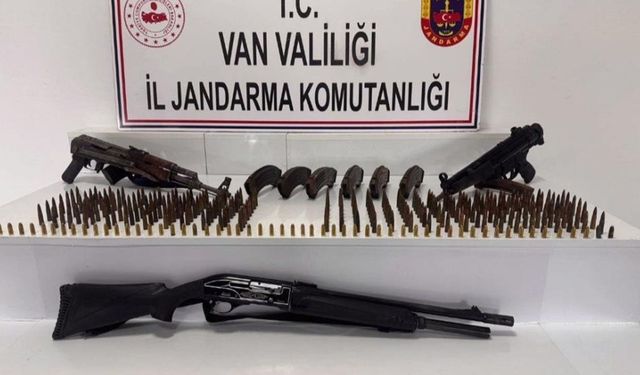 Van'da silah ve mühimmat ele geçirildi