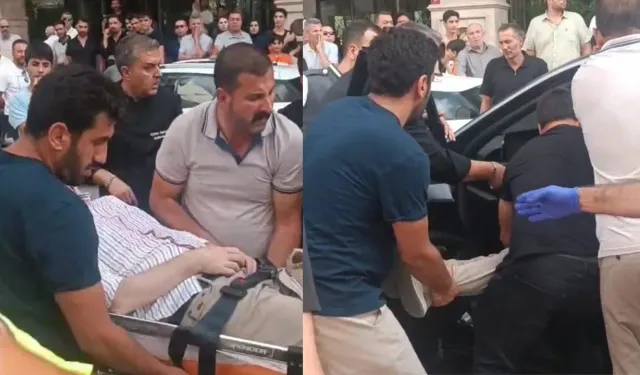 Van trafiğinde korku dolu anlar! Sürücü aracın içinde bayıldı…
