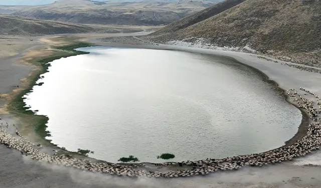 Nemrut'ta toz bulutu içinde görsel şölen