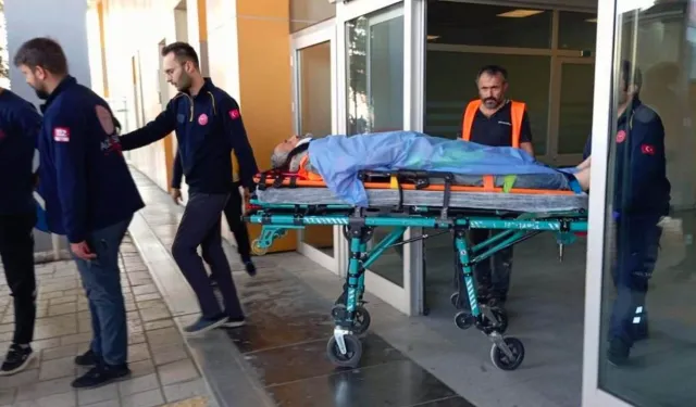 Van şehir hastanesi inşaatında iş kazası