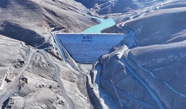 Van Ortanca Göleti'nde su tutuldu