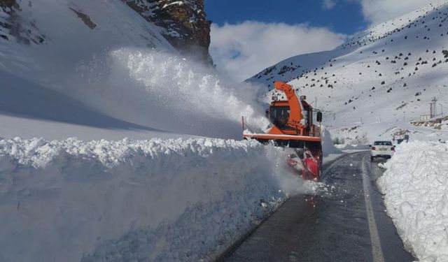 Van’da kapalı yollar açılıyor