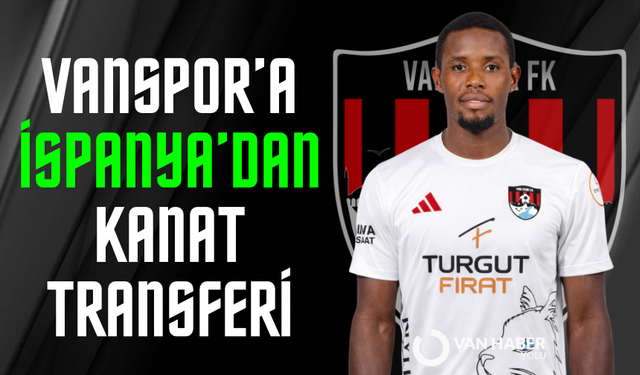 Vanspor’a İspanya’dan kanat transferi: 1.5 yıllık sözleşme imzaladı