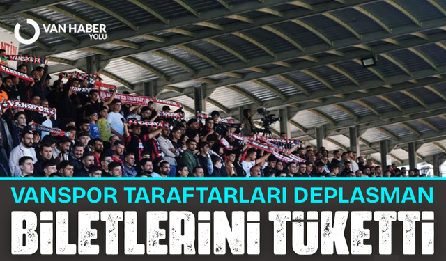 Vanspor taraftarları deplasman biletlerini tüketti: Pendikspor maçında misafir tribünü kapalı gişe