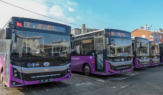 Van’da toplu taşıma ücretsiz olacak