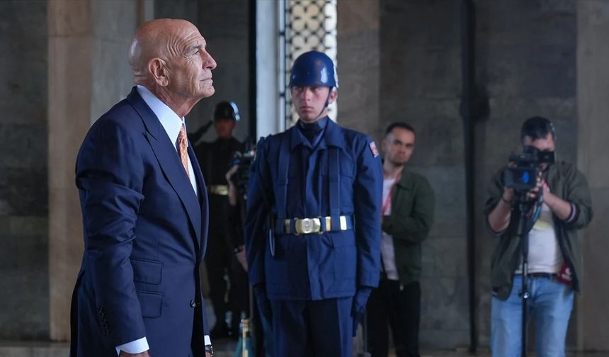 ABD'nin Ankara Büyükelçisi Tom Barrack, Anıtkabir'de