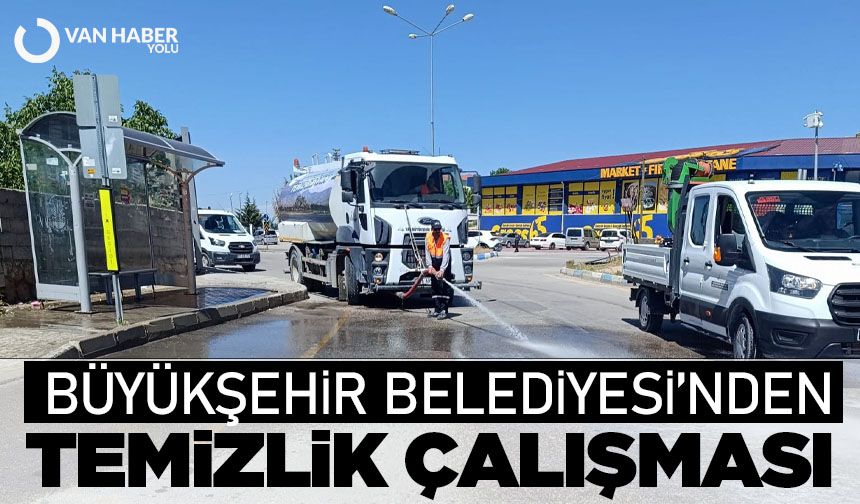 Büyükşehir Belediyesi’nden Bayram Öncesi Temizlik çalışması