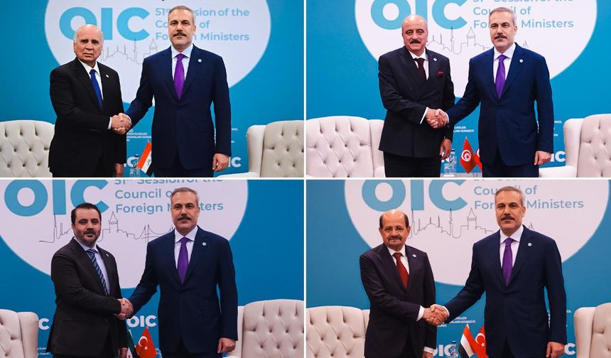 Bakan Fidan'dan diplomasi trafiği