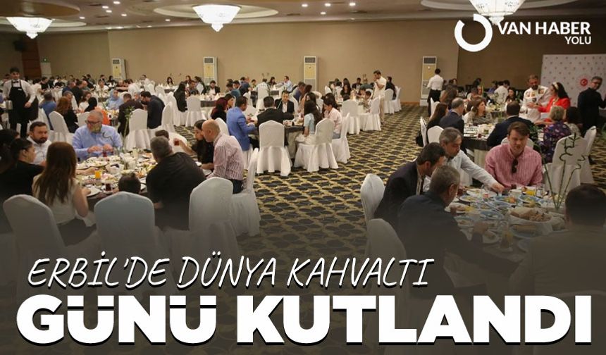 Erbil'de Dünya Kahvaltı Günü kutlandı