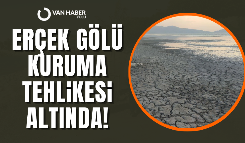 Erçek Gölü kuruma tehlikesi altında!