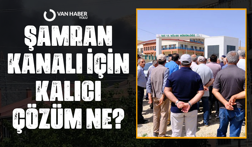 Edremit’te vatandaşların su talebi! Şamran Kanalı için kalıcı çözüm istiyorlar