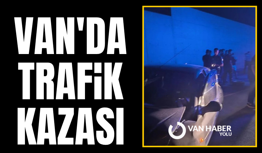 Van'da trafik kazası: 2 yaralı