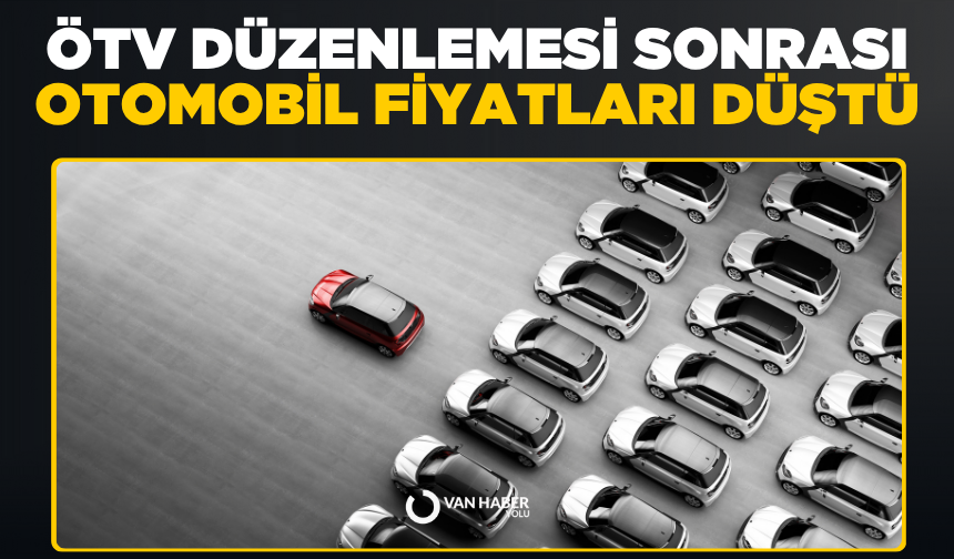 ÖTV düzenlemesi sonrası otomobil fiyatları düştü