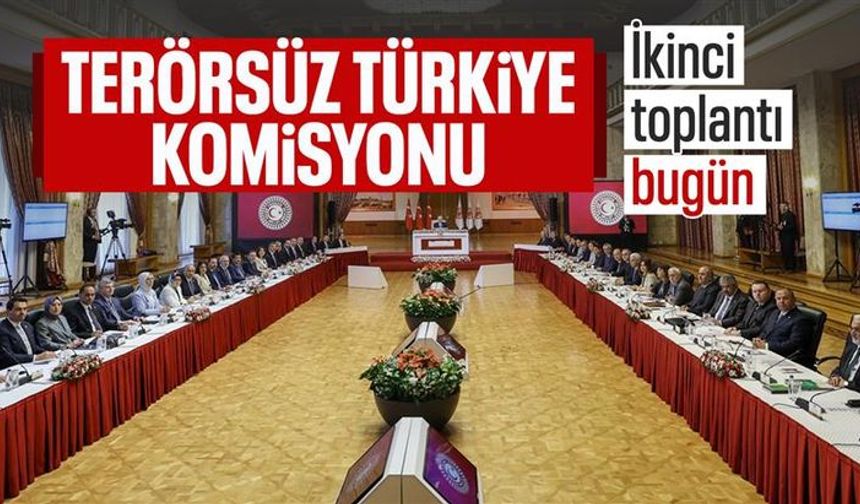 Terörsüz Türkiye Komisyonu bugün 2. kez toplanacak
