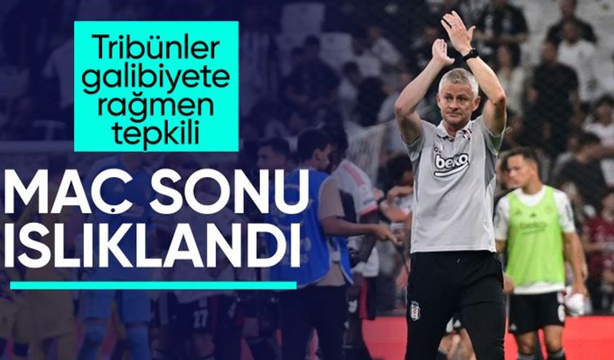 Beşiktaş tribünleri Ole Gunnar Solskjaer'i ıslıkladı!