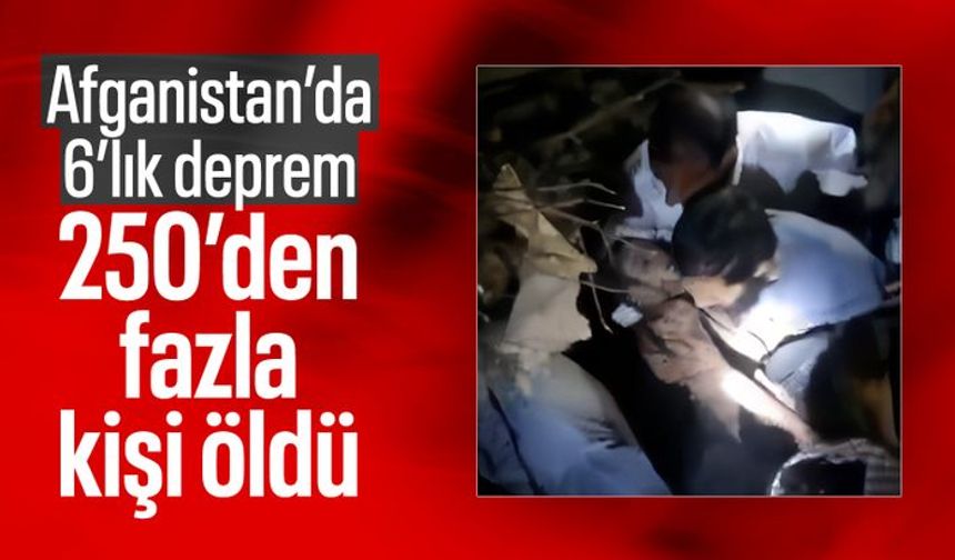 Afganistan'da 6,0 büyüklüğünde deprem
