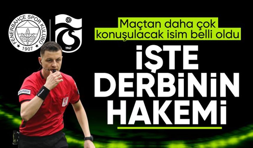 Fenerbahçe - Trabzonspor maçını Ozan Ergün yönetecek