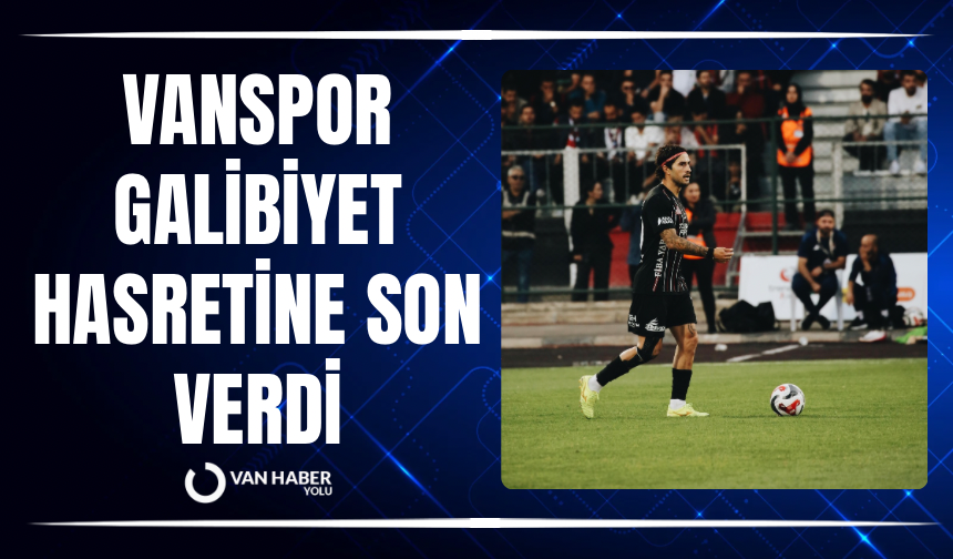 Vanspor galibiyet hasretine son verdi