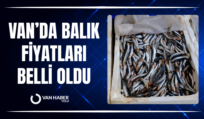 Van’da balık fiyatları belli oldu