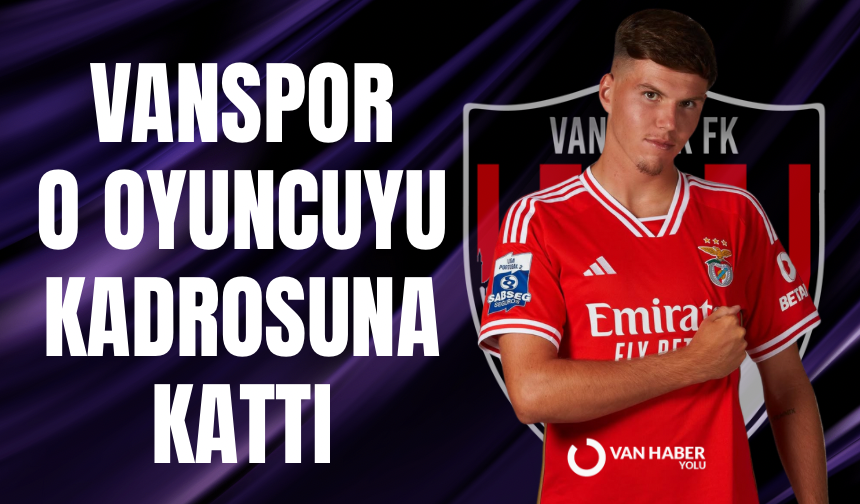 Vanspor o oyuncuyu kadrosuna kattı