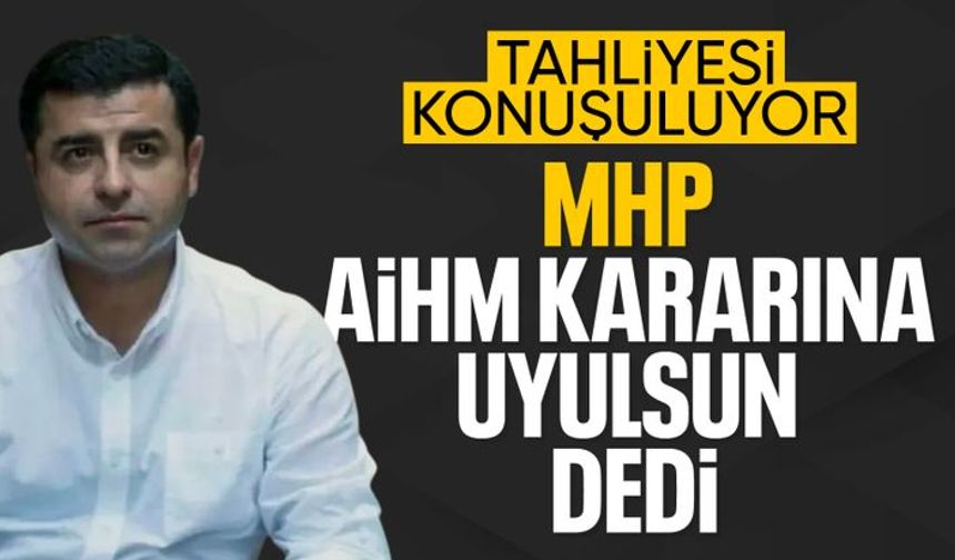 MHP'li Feti Yıldız'dan Selahattin Demirtaş'ın tahliyesine ilişkin açıklama