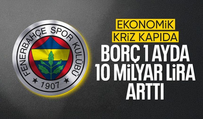 Fenerbahçe'nin borcu duyuruldu!