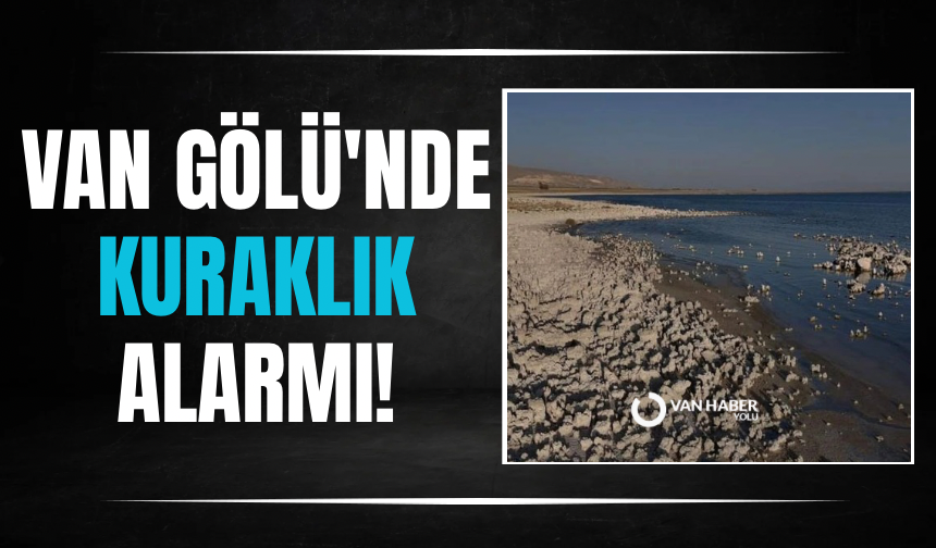 Van Gölü'nde kuraklık alarmı!