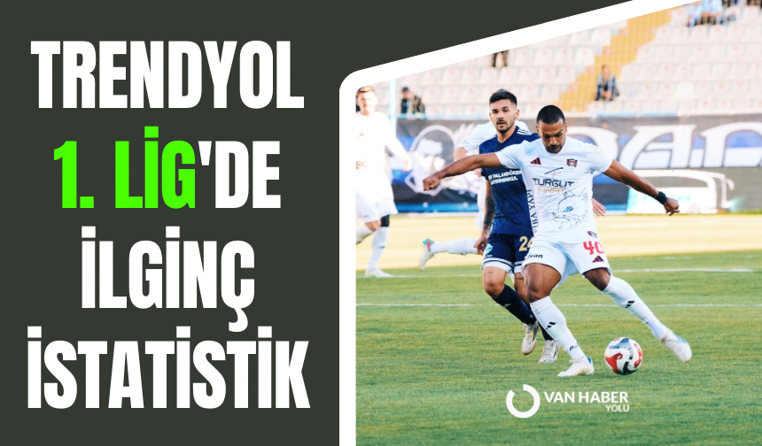 Trendyol 1. Lig'de ilginç istatistik