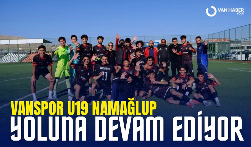 Vanspor U19 namağlup yoluna devam ediyor