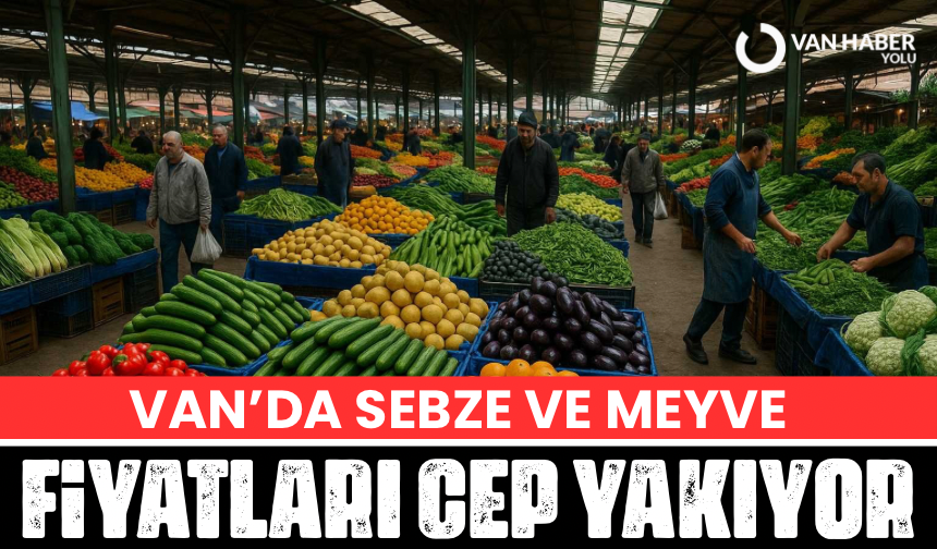 Van’da sebze ve meyve fiyatları cep yakıyor